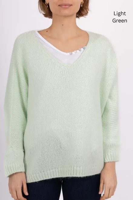 Linen & Cotton House Double Pieces Sweater