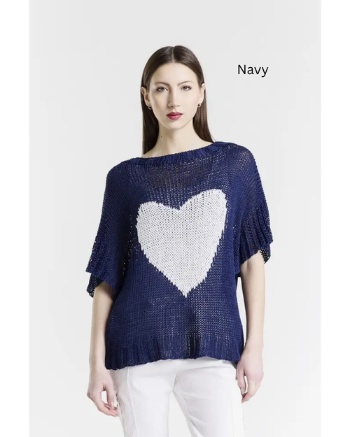 TINA Stephens Heart Sweater