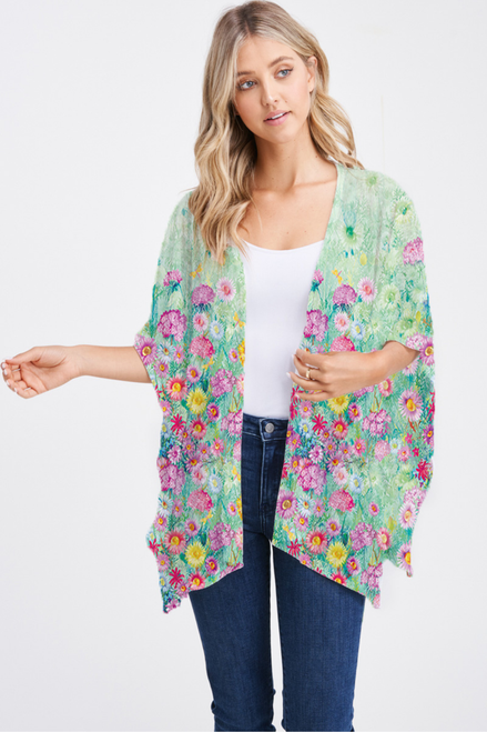 Et' Lois Meadow Creek Open Wrap Shawl