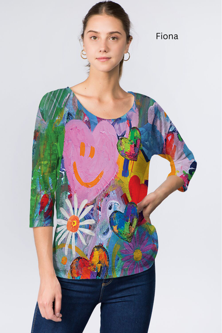 Et' Lois Smiley Pop Soft Knit Top