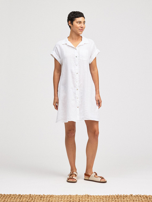 Cut Loose Hanky Linen Shirt Dress