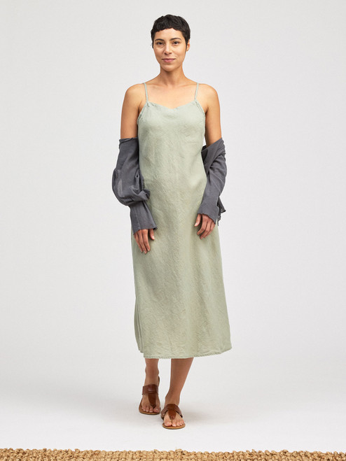 Cut Loose Hanky Linen Bias Cami Dress