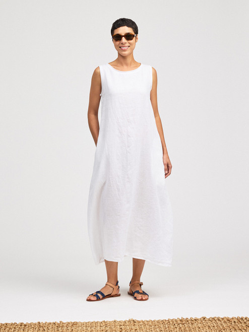 Cut Loose Hanky Linen Maxi Dress