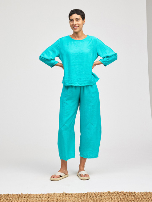 Cut Loose Rayon Parachute Barrel Crop