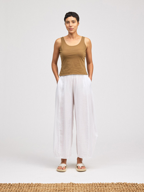 Cut Loose Rayon Parachute Panel Lantern Pant