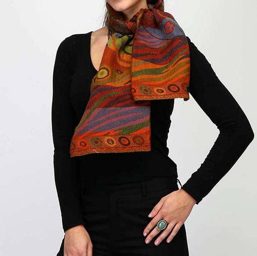 In Style Autumn Merino Wool Scarf