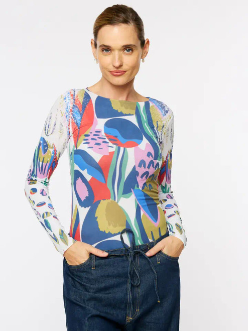 AMB Designs White Dreamer Top