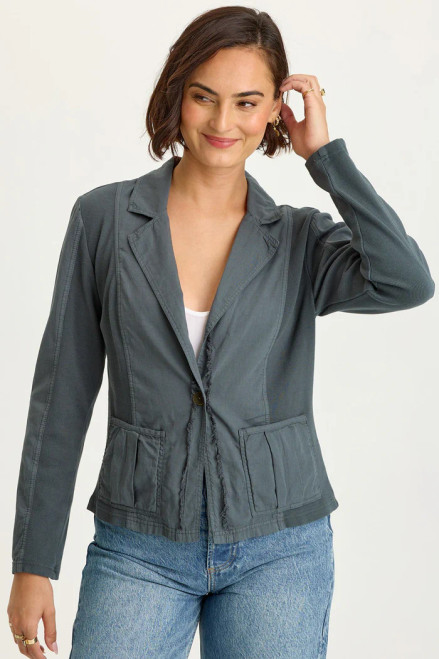 XCVI Leaf One Button Jacket