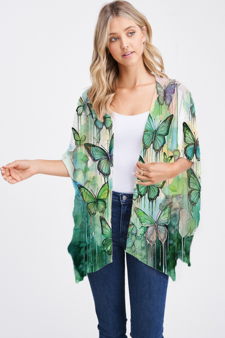 Et' Lois Winged Beauty Open Wrap Shawl