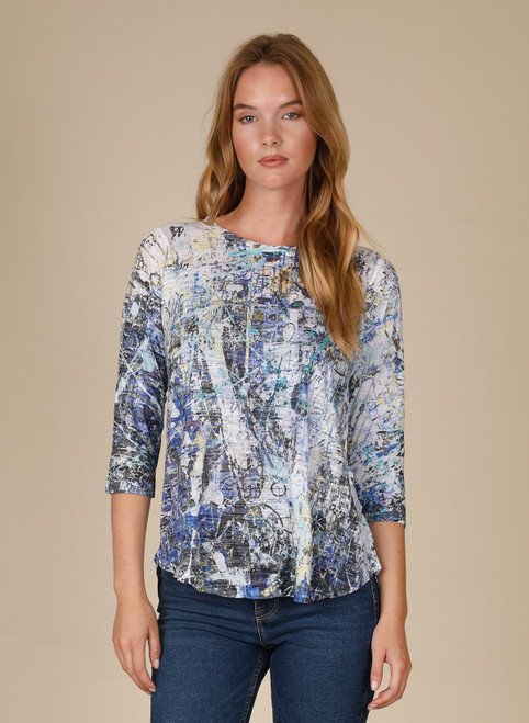 Inoah Urban Glyphs Burnout Top