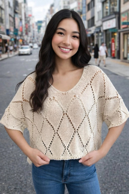 La Maison Cotton Knit Sweater