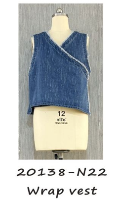 Citron Bleu Wrap Vest