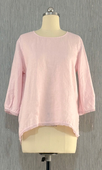 Kleen European Linen Ruffle Tee