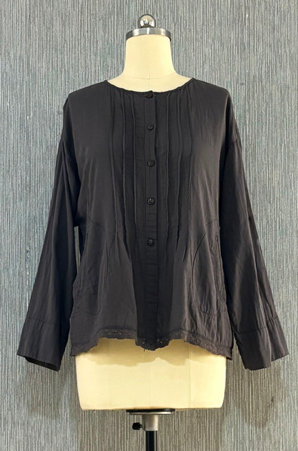 Kleen Cotton Tucks Crop Jacket