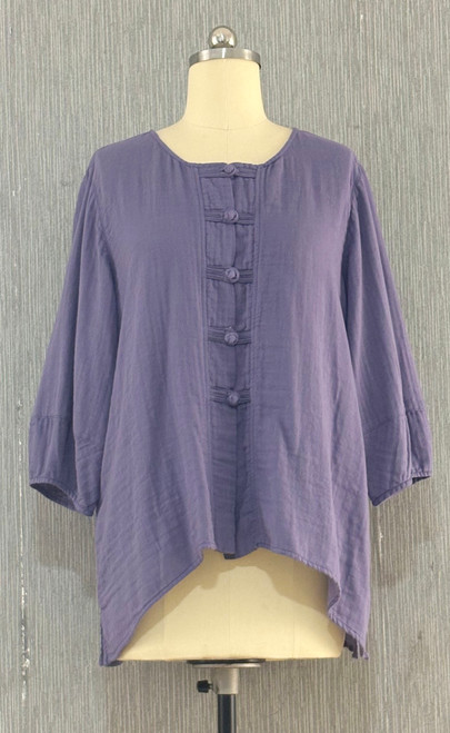 Kleen Cotton Frog Button Shirt