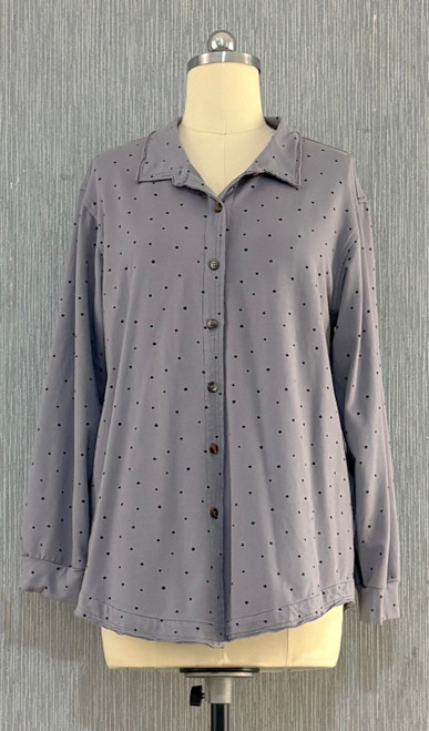 Kleen Cotton Stretch Dotted Shirt