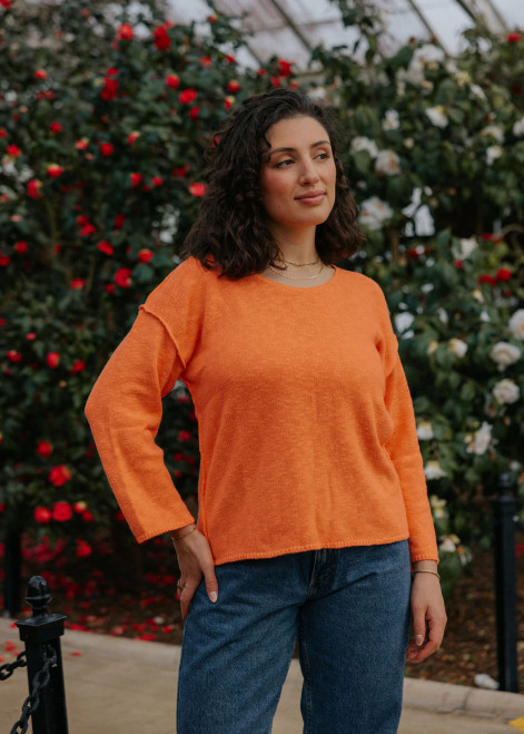 Avalin Cotton 3/4 Slv Sweater