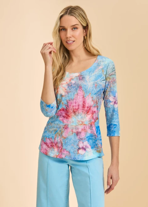  French Dressing Floral Blast Top