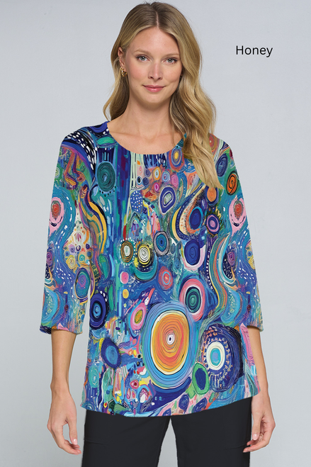 Et' Lois Galactic Swirl Soft Knit Top