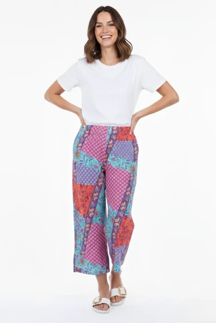 Shannon Passero Wanderlust Cotton Gauze Crop Pant