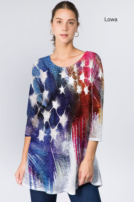 Et' Lois Sparkle Bright Soft Knit Top