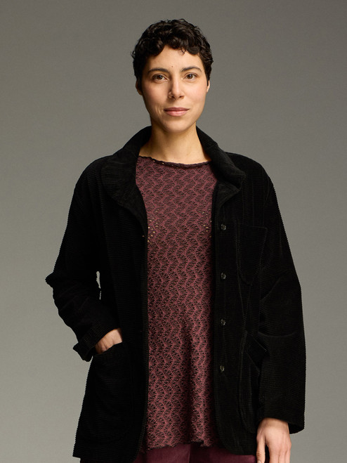 Cut Loose Lux Cord Long Blazer
