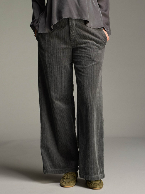Cut Loose Lux Cord Wide Leg Zip Pant