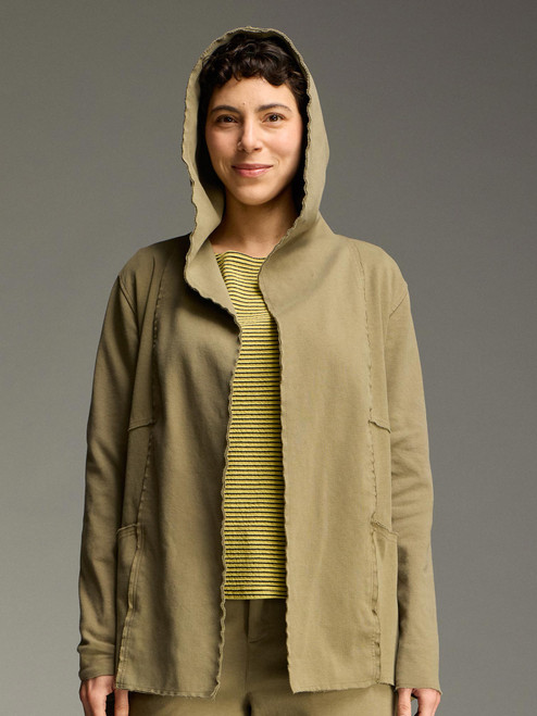 Cut Loose Ponti Hooded Jacket