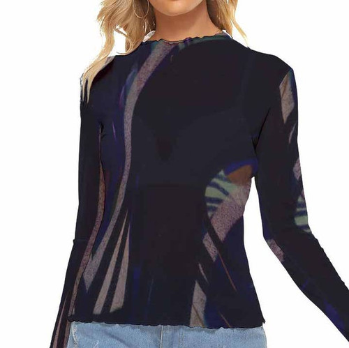 Anita Bradley Fig Mesh Top