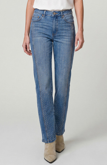 Liverpool Stud Vertical Seamed Jeans