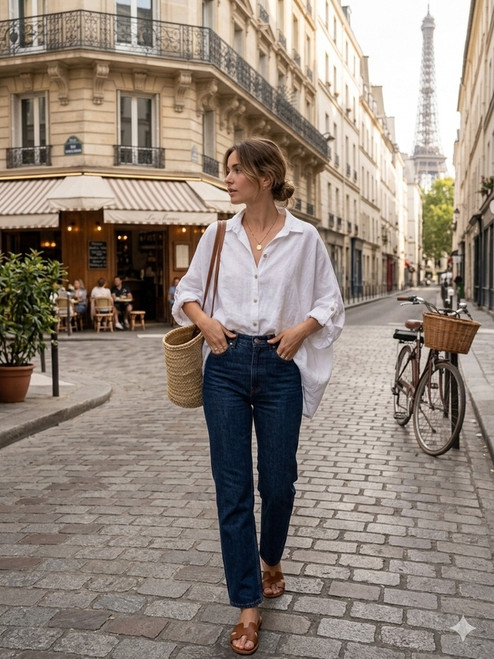 Linen Cotton House Oversized Shirt