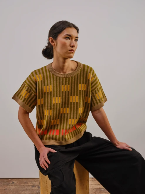 The Endery Bauhaus Saturn Knit Tee