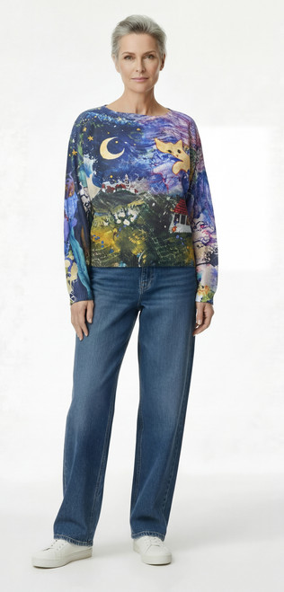 Inoah Cat-Dream Soft Knit Top