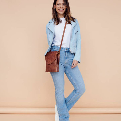Latico Leathers Peck Crossbody Bag
