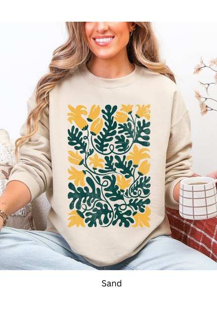 Refinery Yellow Floral Sweatshirt