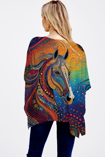 Et' Lois Lady Stardust Open Wrap Shawl