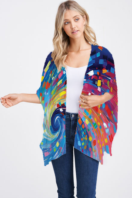 Et' Lois Starburst Open Wrap Shawl