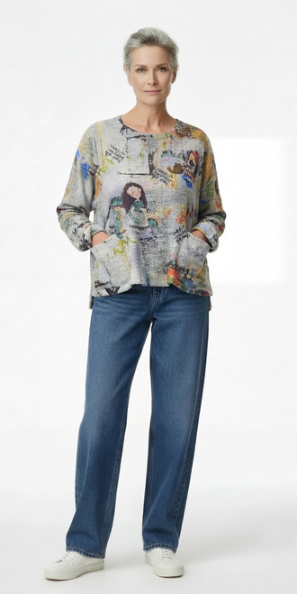 Inoah Kitty Magic Pocket Top