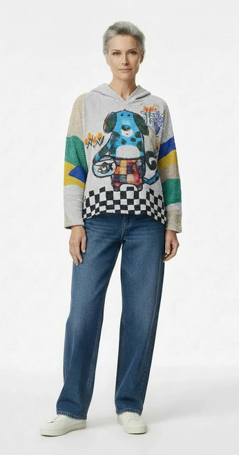 Inoah Alfie & Bobbles Hoodie Top