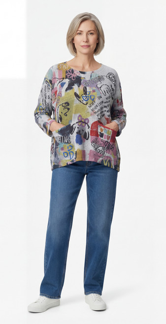 Inoah Wild Pups Pocket Top