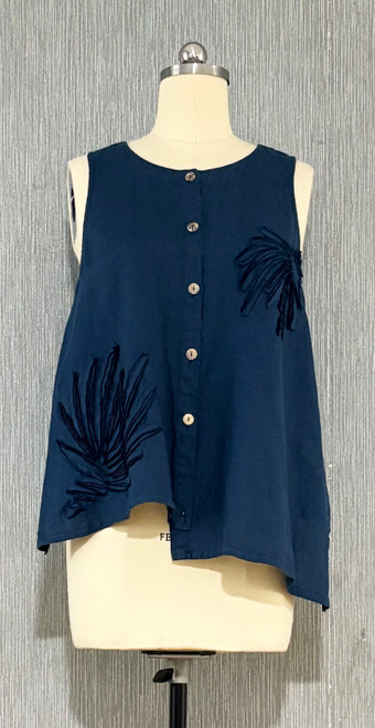 Kleen European Linen Flower Vest