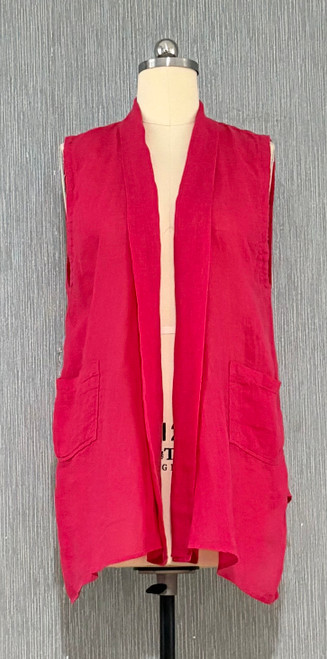 Kleen Mesh Linen Hi-Low Vest