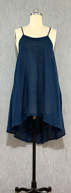 Kleen Mesh Linen Slip Dress