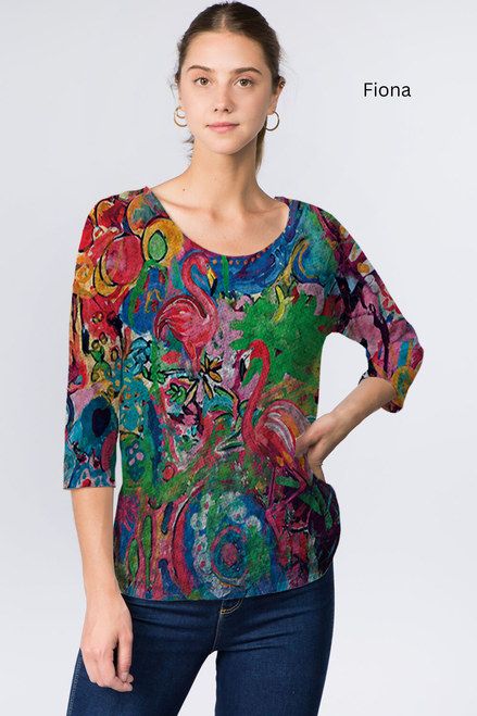 Et' Lois Hazy Lover's Island Soft Knit Top