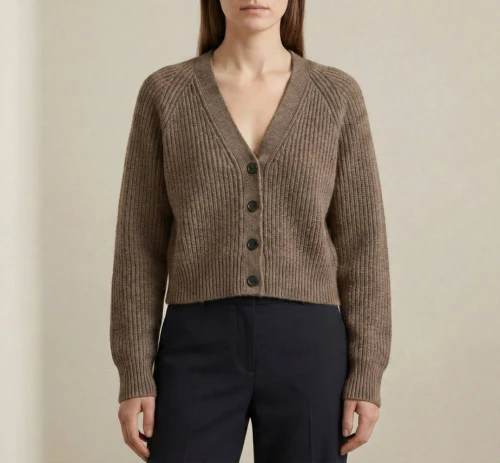 Lumusae Cashmere V-Neck Cardigan