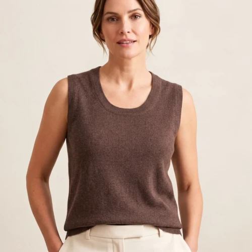 Lumusae Cashmere Sleeveless Shell