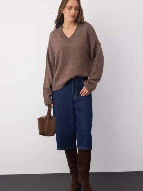 Noa Maison Soft-Touch Basic Knit Pullover