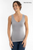 Elietian Basic Scoop/V-Neck Tank with Ribbed Texture