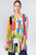 Et' Lois Distressed Rectangles Soft Knit Top