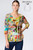 Et' Lois Asbtract Pixel Splatter Soft Knit Top